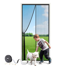 SMALUCK Magnetic Door Screen, Heavy Duty Fly Screen Mesh with Powerful Magnets,