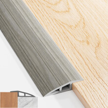 Starvortex Self Adhesive Threshold Strips for Doorways, 100x5cm PVC Door Threshold Strip, Floor Transition Strips for Heights between 5-10mm
