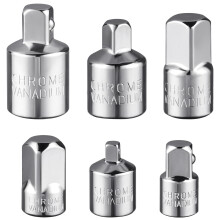 Flintronic Impact Socket Adapter/Reducer, 1/2" Drive Twist Nut Remover, Adapter Set 1/4", 3/8", 1/2" for Nuts, Drills, Wrenches, Ratchets