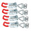 4 Pack Heavy Duty Metal Toggle Latch, Adjustable Box Closure Tension Lock Pull Latch Clamp, Quick Release Toggle Catch Latch for Tool Boxes 1