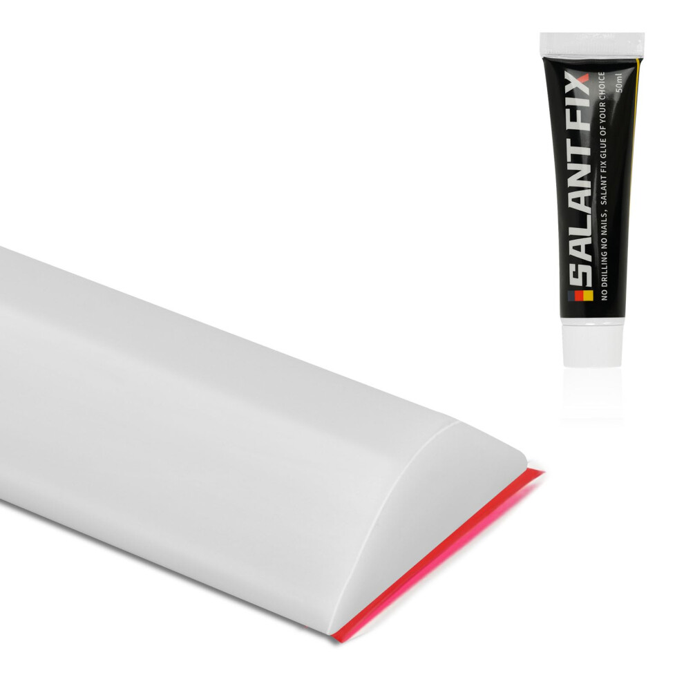 Flintronic 1M Wet Room Floor Barrier, Shower Threshold Water Barrier With 20G Glue, Silicone Water Retaining Strip For Kitchen, Bathroom 5051226646218