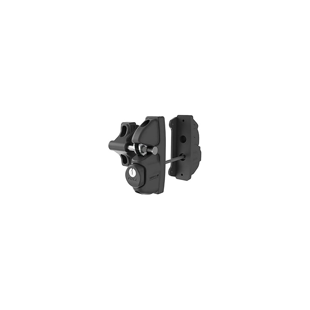Safetech Hardware Two Sided Gate Latch With 2 Independent Latching Hooks For Added Security, Key Lockable On Both Sides 5051226553264