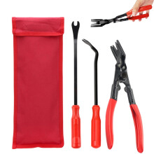 Helweet Clip Panel Removal Pliers Set, Fastener Remover, Auto Trim Removal Plier, Pry Rivet Tool Set