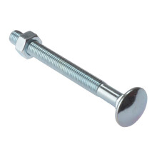 ForgeFix Carriage Bolts | M10 x 160mm | Zinc Plated | Bag 10