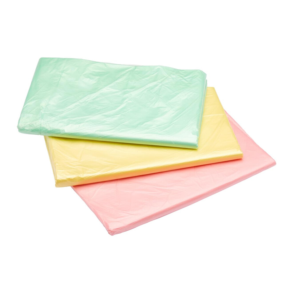 Fit For The Job 3 Pack Coloured 12Ft X 9Ft (3.6M X 2.7M) Polythene Dust Sheet Drop Cloth 5051226636110