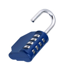 ZHEGE Combination Padlock for Locker, Weatherproof Padlock Outdoor for Fence Gate, Sheds, 4 Digit Combination Lock for Gym Locker, School Locker