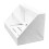 Evoges 45 Degree Angled Surface Mount Pattress Electrical Back Box, White, for Work Bench (2 Gang Double) 1