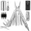 SHALL Multi Tool, 18-in-1 Multitool Pliers, Screwdriver Bit & Universal Socket, Self-Locking Multipurpose Tool w/Sheath for Camping Fishing Survival 1