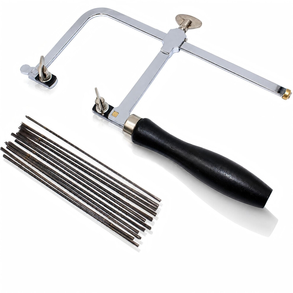 Niupika Jeweler's Saw Frame Adjustable With 144 Blades Professional Jewelry Making Kit 5051226633485