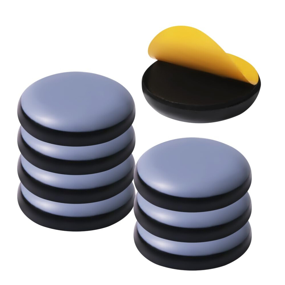 Furniture Sliders For Carpet And Hardwood Floors Adhesive Furniture Glides Self-Stick Furniture Sliders Pads (Round30mm, 8) 5007149706836