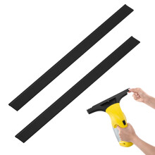 2 pcs Replacement Blades for Karcher Window Vac 280mm, Replacement Rubber Blades Compatible with WV2 WV5 WV50 WV55 WV60 WV75 karcher Window vac
