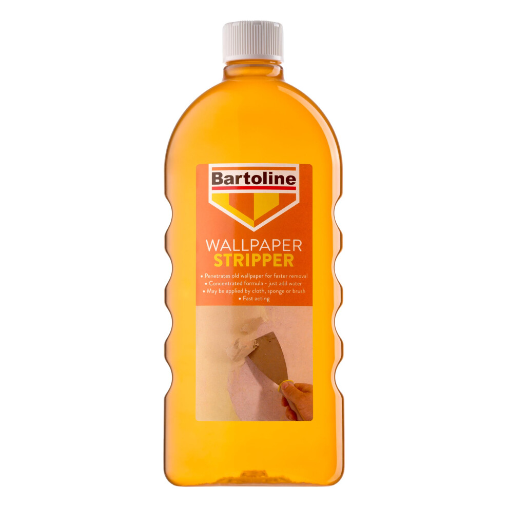 Bartoline Wallpaper Stripper 1L Â Fast-Acting Concentrated Solution For Easy Wallpaper Removal 5051226625299