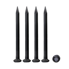 BACSHBY 100 pcs Masonry Nails 30 mm/1.2 in Carbon Steel Pointed Tip Concrete Wall Nails for Wood, Woodworking, Cement and Hanging Pictures Black