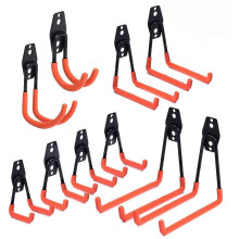 Garage Hooks,Reehi Steel Heavy Duty Garage Storage Hooks for Organizing Power Tools,Ladder,Bulk Items (Pack of 10)