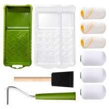 YiBaiBrush 2 Inch Paint Roller Set, Paint Tray, Mini Paint Roller Kit, Small Paint Roller for Painting