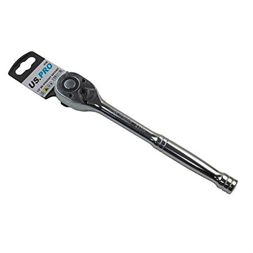 us pro US PRO 1/2 Dr Quick Release Straight Ratchet 4158