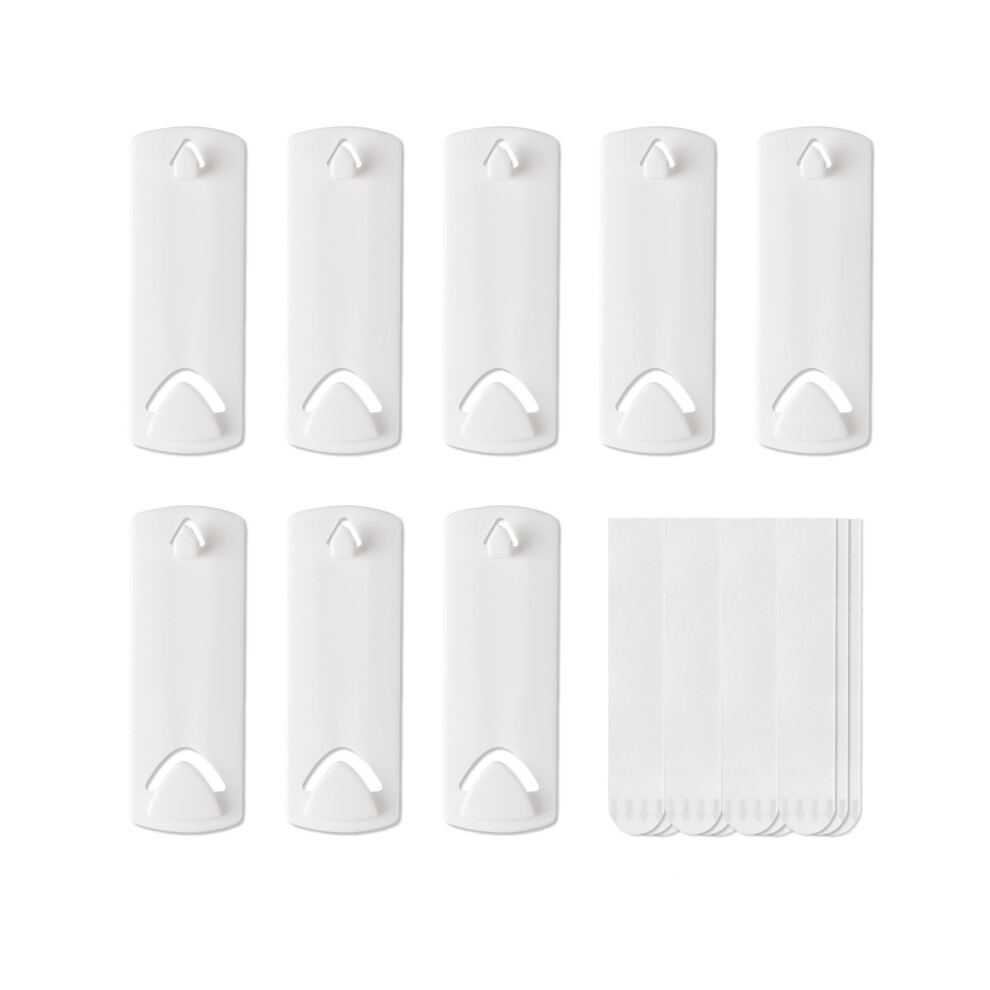 Picture Hangers For Sawtooth And Wire Frame, 8 Sawtooth Picture Hangers/Wire Back Hangers, 12 Large Removable Adhesive Strips 5051226589379