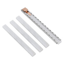 Slate Pencils with Holder Set – 4 PCS French Chalk Tracer Pencils – Soapstone Holder Sticks for Industrial Marking on Metal Concrete Steel