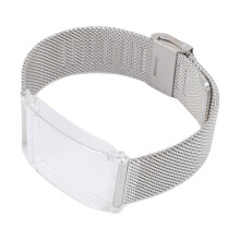 Metall-Mesh-Armband für 4.0 Silber-Adaptergehäuse