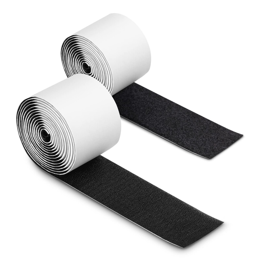 Donner Pedal Board Tape, Pedalboard Mounting Tape For Guitar Pedal Board Length 2M Width 5Cm Hook + Loop, Self Adhesive 5051226596971