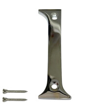 Chrome Door Numbers Screw On 3 Inch Number 1 Door Number Elegant and Bold Door Numerals Suitable for All Door Types Including Wooden uPVC and