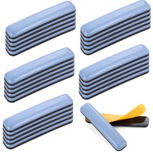 25 Pcs Heavy Furniture Sliders for Carpet, Rectangular Self-Adhesive Furniture Glides for Hard Floor Wood FloorsFurniture Gliders Moving Pads
