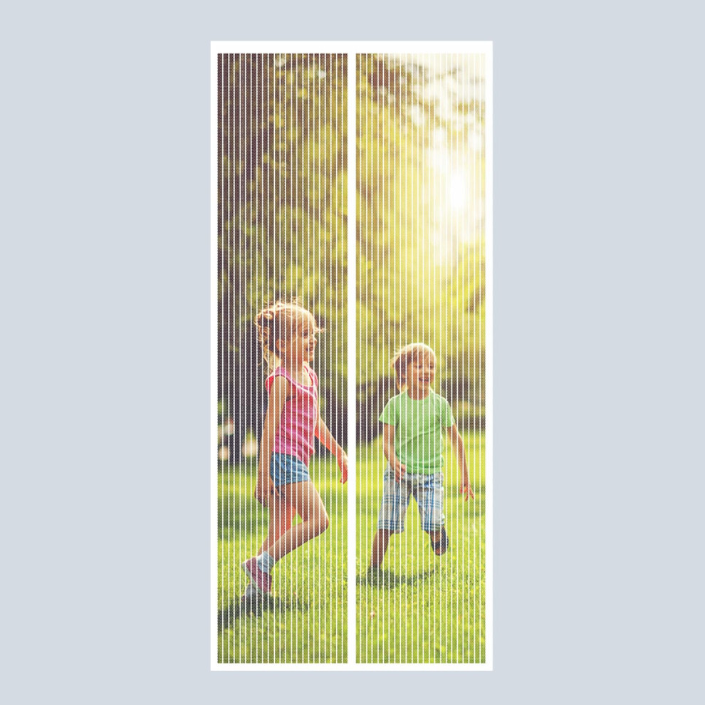 Rncop Magnetic Screen Door Fits Door Up To 90 210Cm, Heavy Duty Fly Screen Door Mesh Screen Curtain - Self Sealing, Hands Free 5051226617669