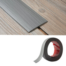 PVC Floor Transition Strip(5cm Wide 2mm Thick) Laminate Floor Cover Strips Self Adhesive Door Bar Divider Strip Flat Flooring Edge Joining