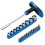 Draper Draper 21011 T-Handle Screwdriver, Socket and Bit Set, 1/4" Sq. Dr. (22 Piece) 1