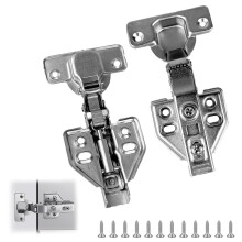 XWGKLN 2 PCS Kitchen Cupboard Hinges: Detachable Soft Close Cabinet Hinges with Screws
