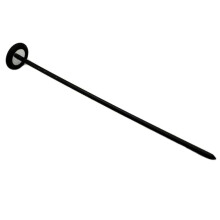 12-Inch Queen Square Reflex Hammer Tendon Patella Hammer with Point Large Head & Robust Handle (Black)