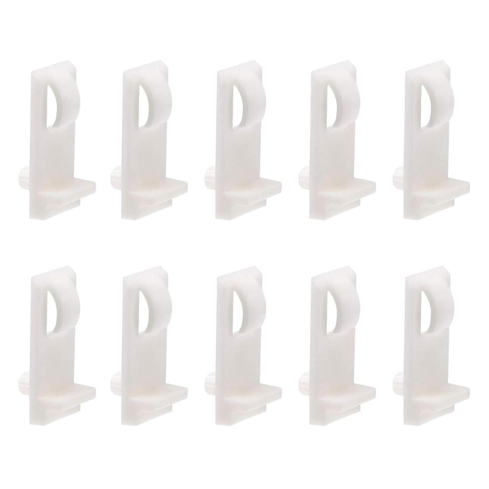 Plastic Shelf Support Pegs,5.3Mm Shelf -Locking,Cabinet Shelf Clips,Shelf Bracket Peg,For Kitchen Furniture Book Shelves Supplies,20Pcs 5051226608315