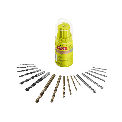 Ryobi Ryobi RAK18DMIX Mixed Drill Bit Set (18 piece)