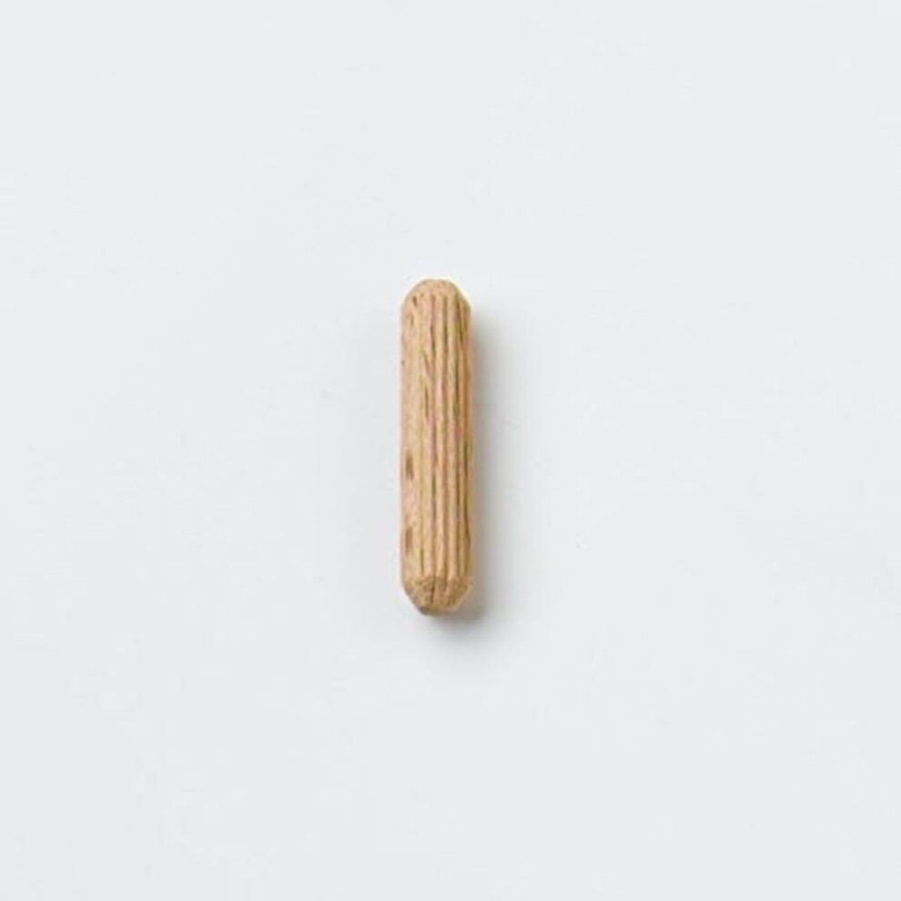 Merriway Bh07200 (40 Pcs) Hardwood Wooden Fluted Dowels M8 X 40Mm - Pack Of 40 Pieces 5051226594649