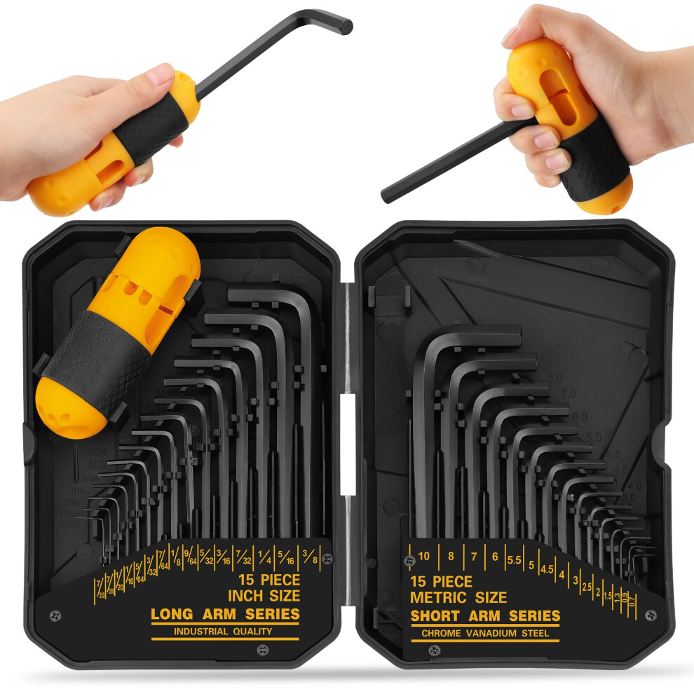 Elead 31-Piece Hex Key Set - Allen Wrench Set 5006570192034