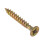 Forgefix ForgeFix Multi-Purpose Single Thread Screws | 6.0 x 50mm | Zinc Yellow Passivated | Box 100 1