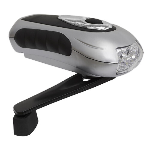 Sealey Sealey AK3305 3 LED Wind-Up Rechargeable Torch, Silver