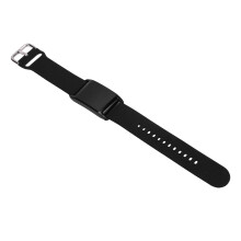 Armband 4.0 Silikon 14-22cm 25x2.2cm Schwarz
