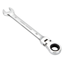 Professional Flex-Head 13mm Ratchet Spanner, Heavy-Duty Adjustable Socket Head Ratcheting Wrench, Reversible 72-Tooth Gear Mechanism, Non-Slip Grip