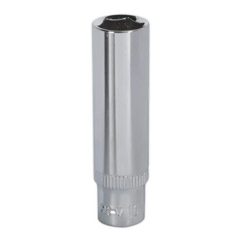 Sealey Sealey Sp1410D Walldrive Socket 10Mm Deep 1/4Sq Drive Fully Polished