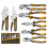 INGCO 7Pcs High Leverage Pliers Set Locking Pliers Set Roll Up Pouch Included COS23036 1