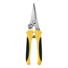 OSALADI Heavy Duty Shears for Sheet Metal Tin Snips with Non Slip Handle Industrial Scissors for Cutting Wire Mesh Aluminium Iron Plate and Edging