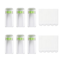 Large Canvas Hangers, 6 Picture Hangers, 10 Large Removable Adhesive Strips, Damage Free Picture Hanging Hooks Heavy Duty, Wall Hangers Without Nails
