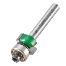 Trend CraftPro Bearing Guided Round Over Router Cutter, 1/4 Inch Shank, 1.6mm Radius, 7.9mm Cut Length, Includes Multiple Bearings
