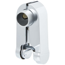 Aqualisa Pinch Grip sliding handset holder - 25mm - Satin Chrome