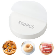 500Pcs 10cm Burger Paper Non Stick, 3.94 Inch Hamburger Patty Papers Burger Paper Sheets Burger Press Wax Discs Papers Cake Tin Liners Wrapping