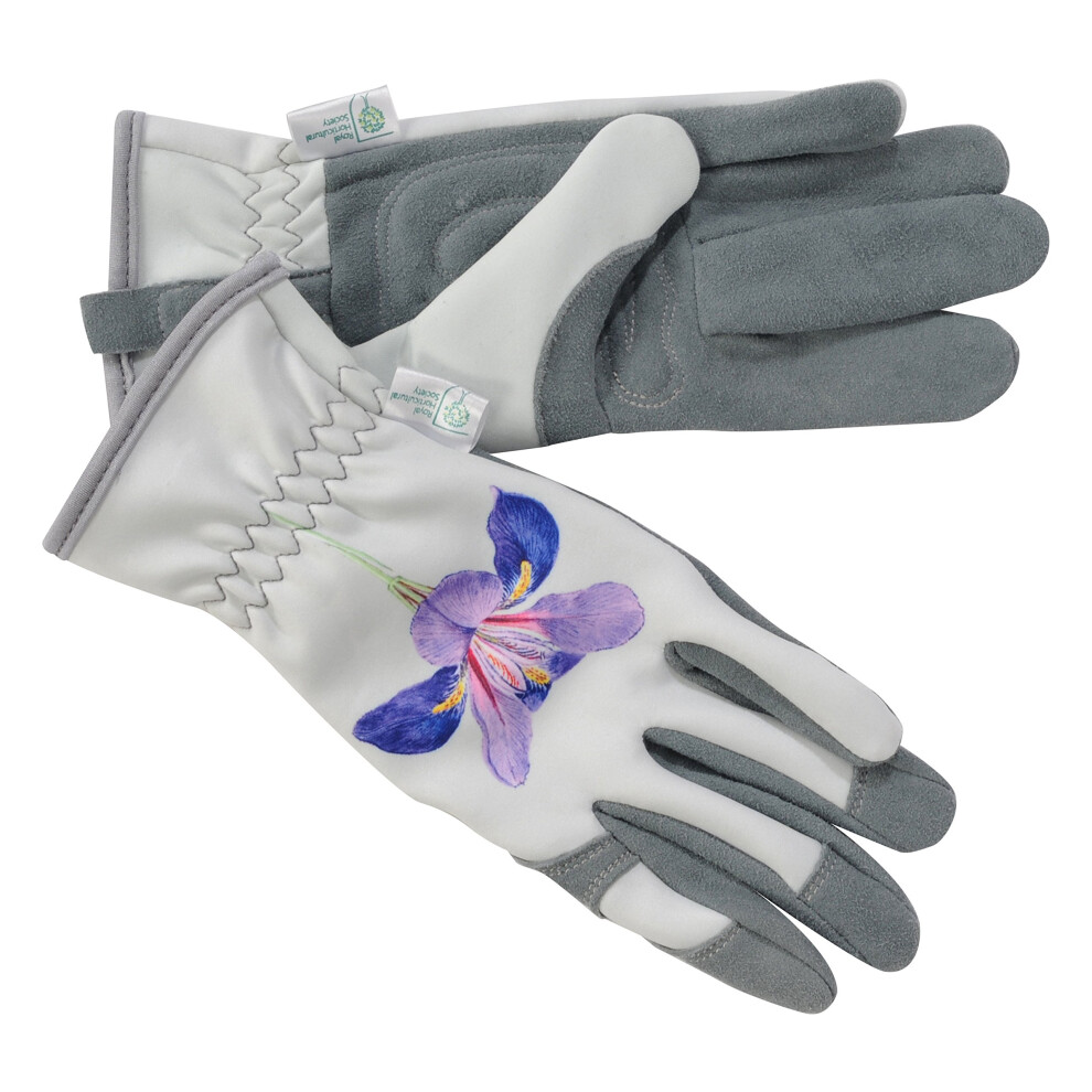 Gold Leaf Rhs Collection Malvern Ladies Comfortable Deerskin Leather Gardening Gloves Lilac Iris - Great Gift, 2 Count (Pack Of 1) 5051226617096