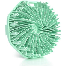 (Green) 8Colors For Body,SCRUBBIES The Sud Bud,Food-Grade Soft Silicone, Body Scrubbe