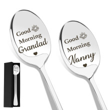 Grandparents Gifts,Nanny Gifts,Grandad Gifts,Nan Birthday Presents,Grandparents Gift from Grandchildren,Christmas Grandad and Nanny Presents,Spoon