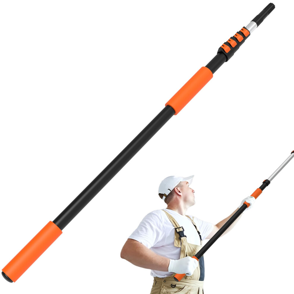 Sisupassie 6M Paint Roller Extension Pole, Professional Telescopic Pole For Paint Roller, Multi-Purpose Long Roller Extendable Pole For Painting 5051226655616
